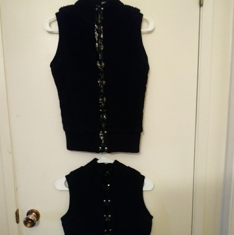 Blk Wool Bongo Vest